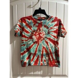 Gildan Tie Dye Tee Unisex Sz Small Youth Handmade